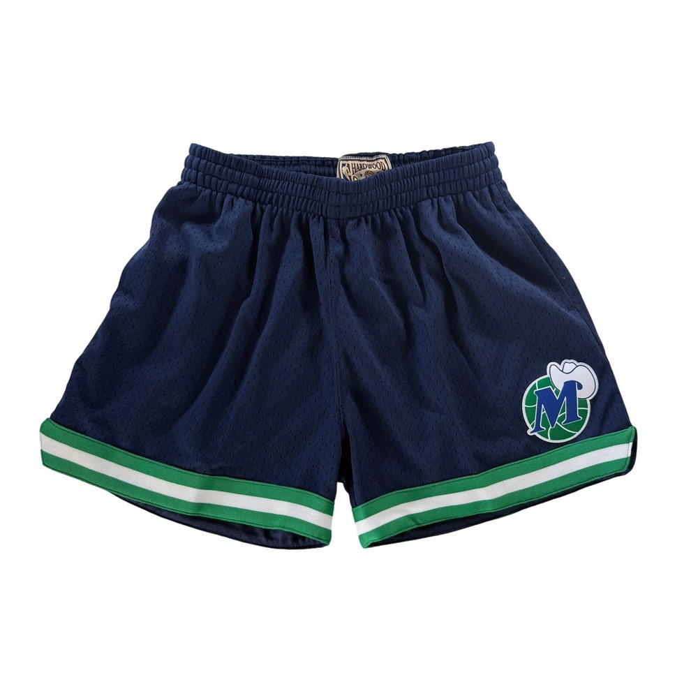 Mitchell & Ness Dallas Mavericks Hardwood Classics Jump Shorts Womens Small NEW